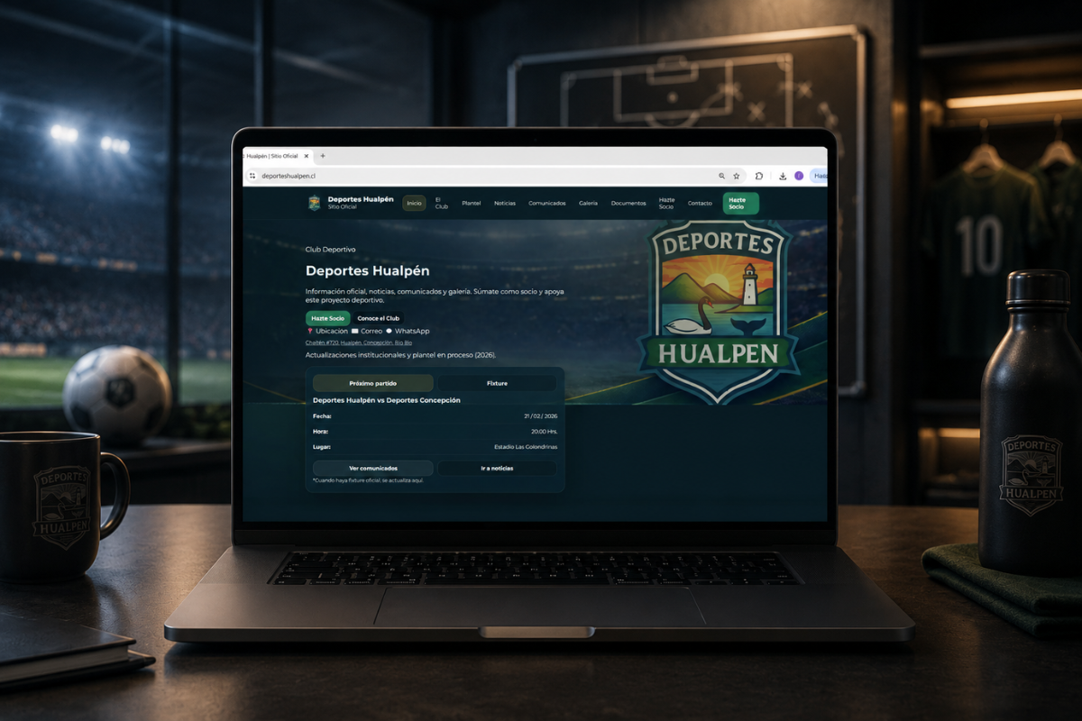 Proyecto web Deportes Hualpén